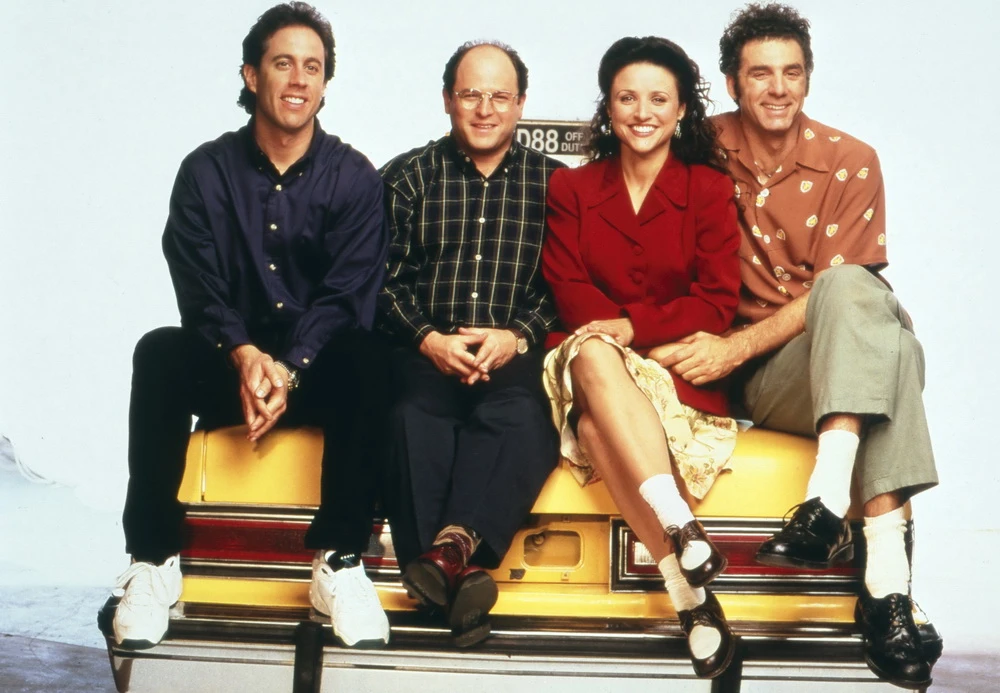 Groß im Verdaddeln: Die "Seinfeld"-Stars (© Imago/United Archives)