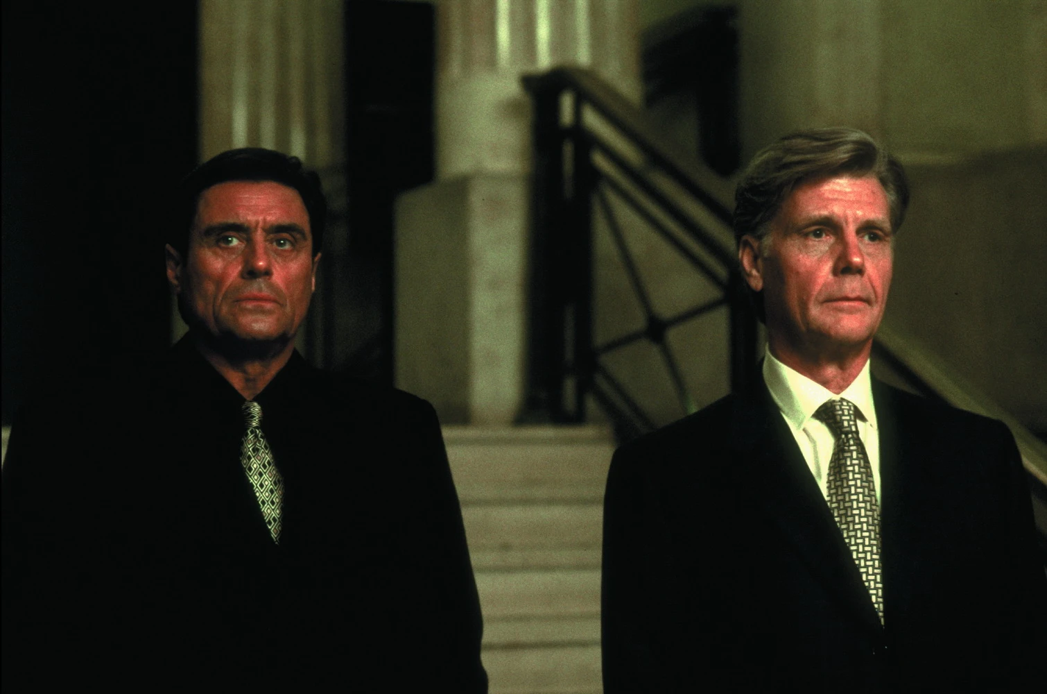 Die Planungsebene in „Sexy Beast“ (Ian McShane und James Fox) (© Universal)