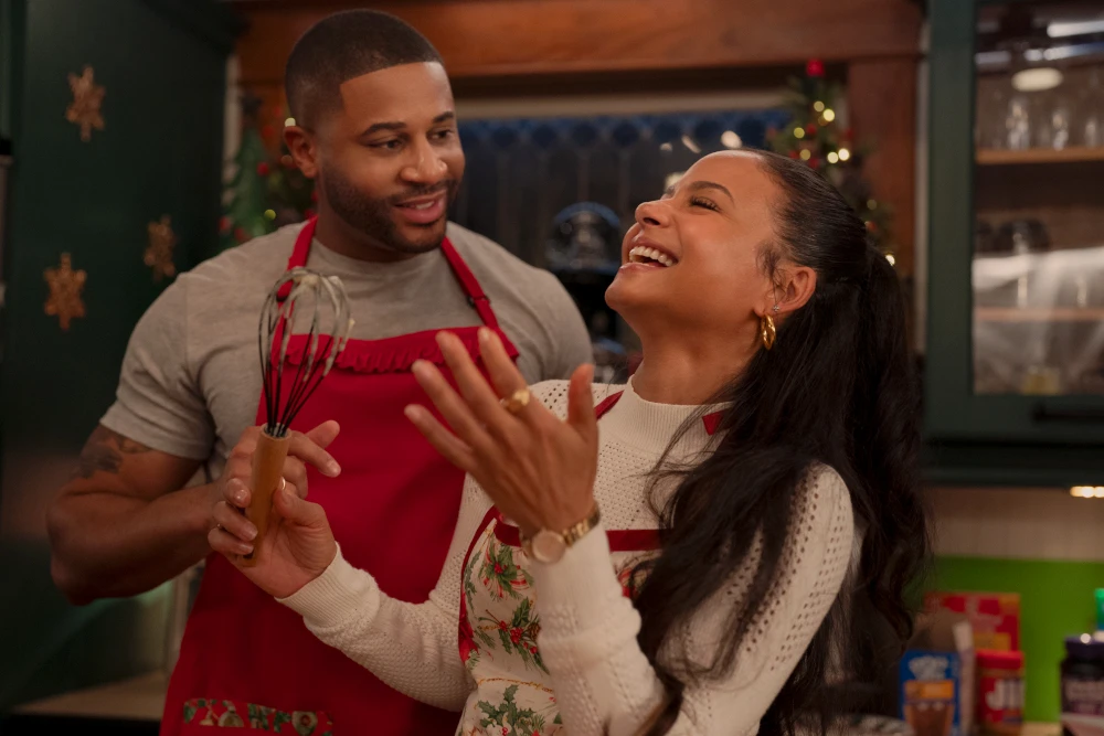 Weihnachtsromanze mit Christina Milian: "Meet Me Next Christmas" (© Netflix/Marni Grossman)