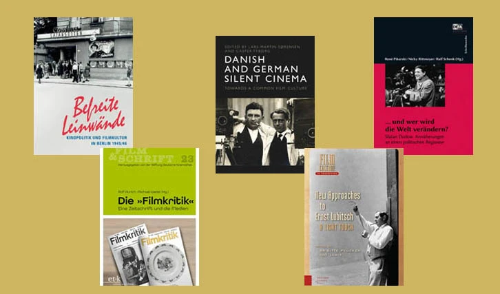 Die nominierten Bücher (© edition text+kritik,Synema,Amsterdam University Press,Bertz + Fischer,Edinburgh University Press)