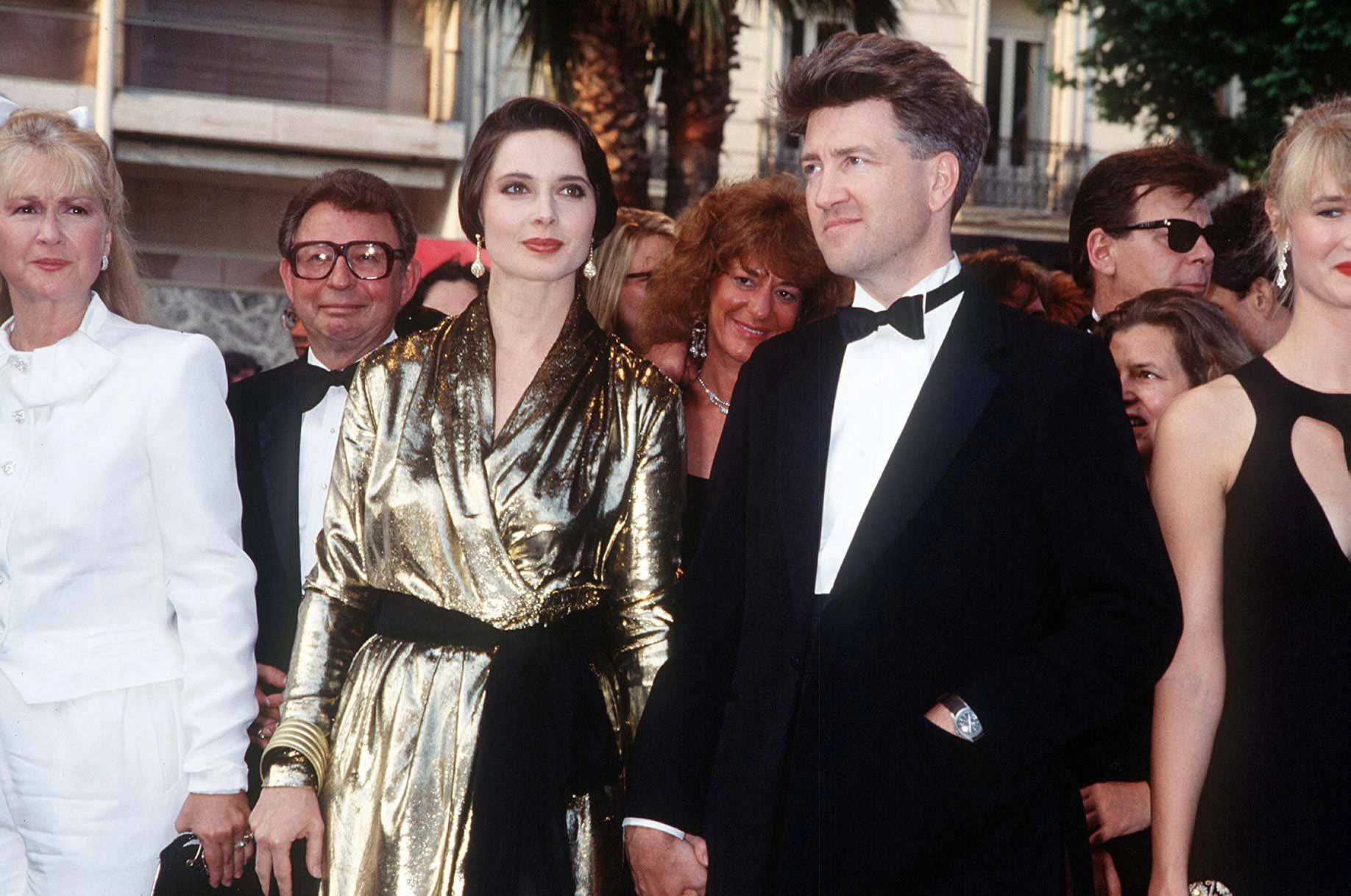 David Lynch bei der Premiere von "Wild at Heart" 1990 in Cannes (imago/Bestimage)